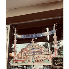 Craft Ayasofya Maket Cam Duvar Süsü