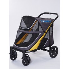 Snmswrld Tommy Evcil Hayvan Arabası Gri 112*65*100CM Max 40KG