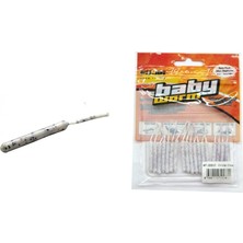 Fujin Baby Worm 5.2 cm Floating Lrf Silikonu 18 Adet Uzun Süre Kullanım İçin Dayanıklı Malzeme