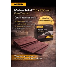 Mirka Mırlon Total 115X230MM Zımpara Vf 360 Kırmızı, 25/paket
