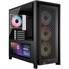 Corsair Corsaır Frame 4000D LCD Rs Argb Fanlı LCD Ekranlı Mid-Tower CC-9011326-WW Bilgisayar Kasası