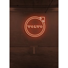 Biz Bu İşin Keyif Kısmındayız Rent A Carlara Özel Volvo Logo Neon Tabela