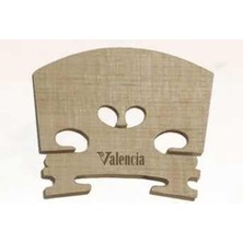 Valencia VBR10012 Keman Eşiği (Bridge) 1/2 | Işlenmemiş Akçaağaç - Orta Boy - Standart
