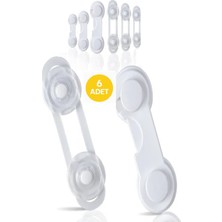 Can Yıldız Plastik Mandallı Dolap ve Çekmece Çok Amaçlı Çocuk Bebek Güvenlik Kilit Emniyet