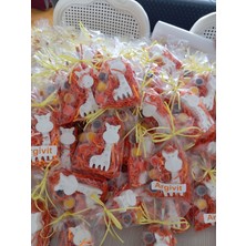 Opulent Accessories Zürafa Taş Boyama Seti 100 Lü Okul Öncesi Etkinlik Seti, Doğum Gunu Hediyesi, Kurumsal Hediyelik