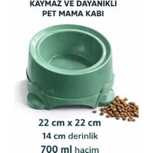 NORDVIA E-COMMERCE Kaymaz ve Dayanıklı Kedi & Köpek Mama Kabı – 700 ml