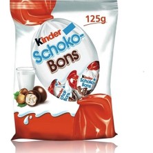 Kinder Schoco Bons 125 gr Sütlü Çikolata Lezzeti Almanya Menşeli Şeker İçerir