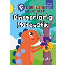 Renklime Çıkartmalı Aktiviteler Dinozorlarla Matematik