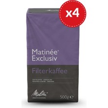Melitta Professional Matinee Exclusiv Filtre Kahve 500GR x 4 Adet
