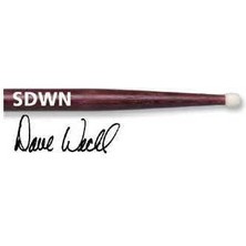 Vic Firth Dwn Dave Weckl Imza Bageti (Naylon) | Kırmızı Bordo - Stüdyo Standardı - Naylon Uç