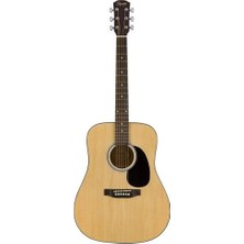 Squier 0961090021 SA-150 Dreadnought Akustik Gitar (Naturel) | Tam Boy Dreadnought Gövde Ihlamur Ağacı ve Parlak Cila