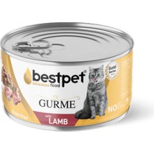 Snmswrld Bestpet 85 gr x 24 Adet  Yetişkin Kediler Için Tahılsız, Jöle Içinde Kuzu Etli Yaş Mama