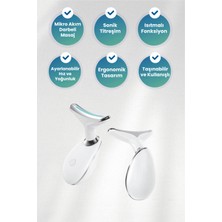 Xo FG05 Boyun ve Yüz İçin EMS Masaj Aleti - Isıtmalı ve Titreşimli Kırışıklık Giderici Bakım Cihazı