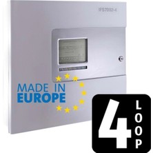 Opax Unipos IFS-7002/4 - 4 Loop 500 Adresli Interaktif Yangın Alarm Paneli