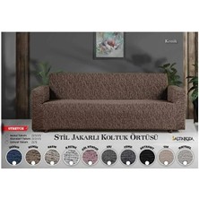 Altınkoza Maksi Stil Strech Koltuk Örtüsü (3+3+1+1) - Likralı - Lastikli - Oturma Grubu