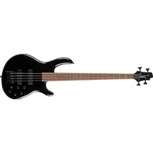 Cort Endonezya Cort C4 Deluxe Bk Bas Gitar | 4 Telli Aktif - Siyah