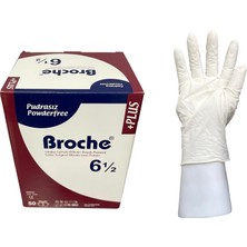 Broche Pudrasız Steril Cerrahi Eldiven No :6,5 (50 Çift)