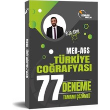 Renklime Doktrin Yayınları Meb-Ags Türkiye Coğrafyası 77 Deneme Çözümlü - Rıza Akın Kayar Doktrin Yayınları