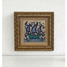 Linetta Studio Çini Desen Çerçeve Tablo