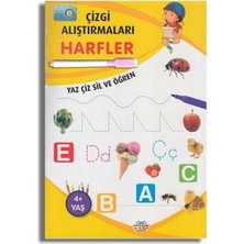 Renklime Çizgi Alıştırmaları Harfler