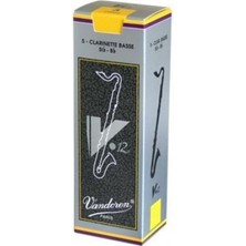 Vandoren CR6225 V12 Bas Klarnet Kamışı No: 2.5 (Profesyonel) - 5'li Paket | Zengin Bas Tınısı, Dayanıklı Gövde Yapısı ve Orkestra Uyumluluğu