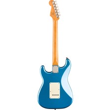 Squier 0374010502 Classic Vibe '60S Stratocaster Elektro Gitar (Lake Placid Blue) | Laurel Klavye Mavi Metalik Renk ve Vintage Tarz Tremolo