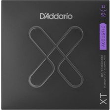 D'addario XTABR1152 Xt 80/20 Bronze Akustik Gitar Tel Seti ($11-52$) | Custom Light, Doğal Hisli Mikro Kaplama, Fusion Twist Teknolojisi ve Parlak Akustik Projeksiyon