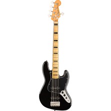 Squier 0374550506 Classic Vibe '70S Jazz Bass V 5 Telli Gitar (Siyah) | 5 Telli Versiyon Akçaağaç Klavye ve Geniş Frekans Aralığı