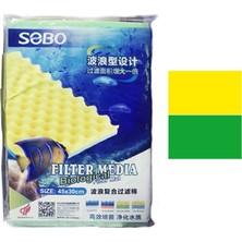 Snmswrld Sobo Filtre Süngeri 45X30X2 Sarı Yeşil