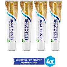 Sensodyne Çok Amaçlı Beyazlatıcı Tam Korumu Diş Macunu 75ML X4 Adet