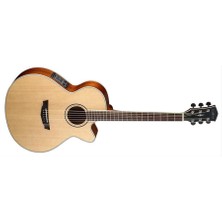 Cort PW370M-NS Elektro Akustik Gitar | Parkwood Serisi - Masif Maun Kapak