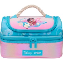 Smiggle Moana Double Decker Beslenme Çantası – Pembe, Yalıtımlı 2 Bölmeli