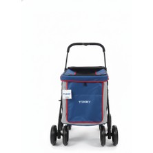 Tommy Evcil Hayvan Arabası Mavi 102*62*105CM Max 40KG