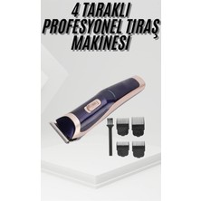 Astraltech Tıraş Makinesi 4 Başlıklı Paslanmaz Çelik Bıçaklı Tüm Saç Tiplerine Uygun