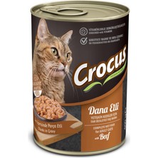 Snmswrld Crocus Yetişkin Kedi Dana Etli Yaş Mama 400 gr