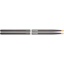 Promark TX5AW-GRAY 5A American Hickory Baget - Gri (Profesyonel) | Gri Boyalı Kaplama ile Estetik Görünüm, Standart 5A Profil, Ahşap Uç ve Amerikan Hickory Dayanıklılığı