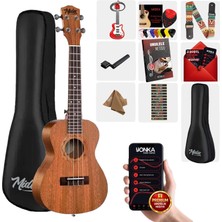 Midex TN-26M Set Maun Tenör Ukulele (Metod Nota Sticker Askı Pena)