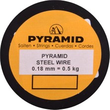 Pyramid 018 Bağlama Teli Makara | Alman Çeliği Paslanmaz Parlak Ton
