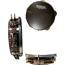 Rhythm Percussion Ptaspz Sedef Kaplama Pirinç Zilli Tef | Göz Alıcı Sedef Işçiliği Parlak Zil Tınısı Profesyonel Perküsyon Serisi