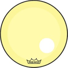 Remo P3-1322-CT-YEOH Powerstroke 3 Sarı Delikli Deri (22") | Ön Deri Hava Tahliye Delikli