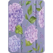 Adasena Huawei Matepad 11.5 S 2025 Kılıf Uyku Modlu Kalem Bölmeli Desenli Standlı Ortanca