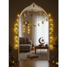 Dodomar 2 Metre Ramazan Temalı Pilli Gün Işığı LED Işık - Dekoratif Ramazan Işığı