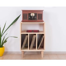 FURU Akselerert | Çam Plak Depolama Ünitesi Doğal Ahşap