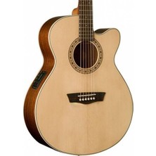 Washburn WG7SCE Harvest Serisi Elektro Akustik Gitar (Orta Seviye - Grand Auditorium) | Masif Ladin Kapak