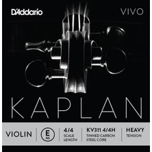 Daddario KV311 Keman Tek Tel | Kaplan Vivo (Sol-G), 4/4