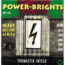 Thomastik Infeld TH-RP110 Power-Brights Elektro Gitar Teli | Rock ve Metal Için Ideal Parlak