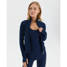 Ayma Active Indigo Dar Fit Spor Üst