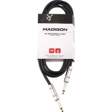 Madison MIC002-3M-BK Gitar Kablosu (3m Siyah) | Pratik Ev ve Stüdyo Kablosu