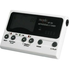 Musedo Mt-80-Wh Metronom-Tuner (Beyaz) | 3 Fonksiyonlu Hepsi Bir Arada