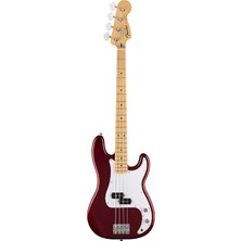Fender 0266620571 Standard Precision Bass Gitar (Candy Cola) | Akçaağaç Klavye ve Canlı Kırmızı Renk Güçlü P-Bass Tonu